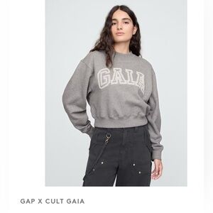 Gap x Cult Gaia Gray Sweatshirt small